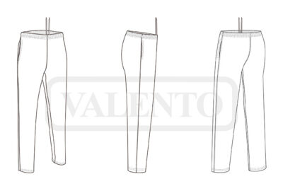 Pantalón chándal colores lisos VALENTO COURT - Imagen 2