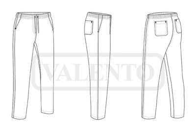 Pantalón de trabajo bi-elástico mujer VALENTO ELANIS - Imagen 2