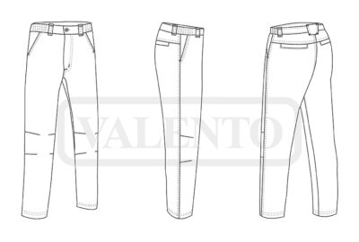 Pantalón de trekking largo VALENTO ENDURANCE - Imagen 2