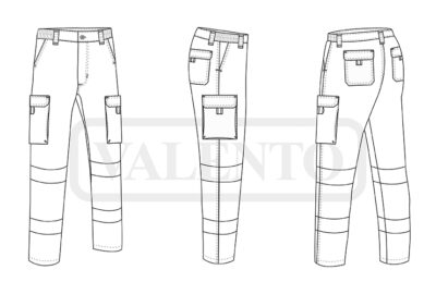 Pantalón Visibilidad Realzada VALENTO HARWOOD - Imagen 2