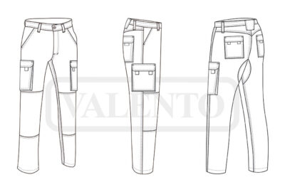 Pantalón de trabajo reforzado VALENTO METIER - Imagen 2