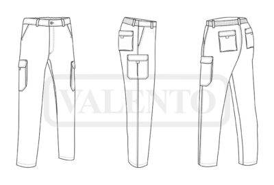 Pantalón de trabajo multibolsillos VALENTO MONTERREY - Imagen 2