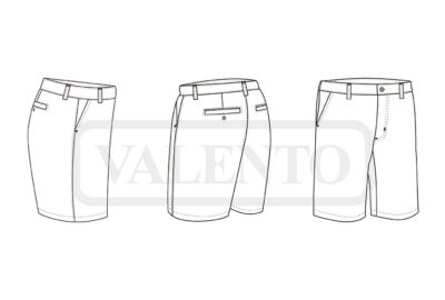 Pantalón chino corto VALENTO NAPOLES - Imagen 2
