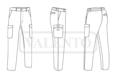 Pantalón de trabajo multibolsillos VALENTO QUARTZ - Imagen 2