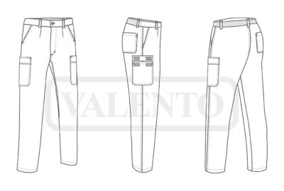 Pantalón de trabajo 100% algodón VALENTO RONDA - Image 2