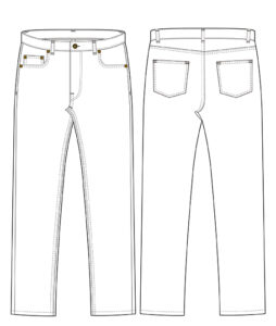 Pantalón vaquero sencillo VALENTO TRISTAN - Imagen 2