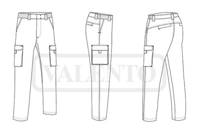 Pantalón multibolsillos elástico VALENTO WALDY - Imagen 2