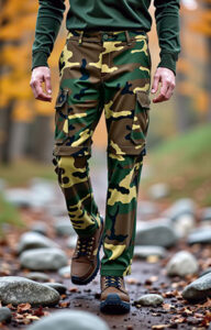 Pantalón desmontable de camuflaje VALENTO WOODMAN