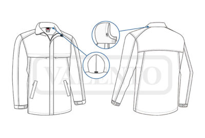 Parka impermeable con capucha VALENTO ARKANSAS - Image 2