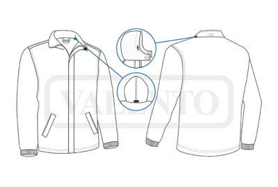 Parka impermeable con capucha VALENTO ONTARIO - Imagen 2