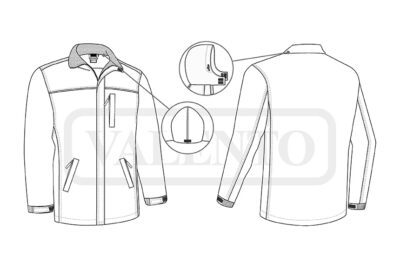 Parka impermeable bicolor VALENTO THUNDER - Imagen 2