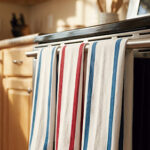 Paño de cocina a rayas horizontales VALENTO COOKING