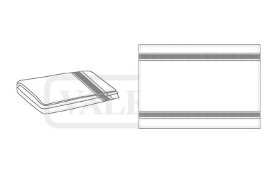Paño de cocina a rayas horizontales VALENTO COOKING - Imagen 2