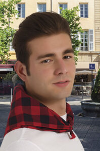 Pañuelo cuadrado cuadros rojos y negros VALENTO CACHIRULO