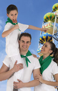 Pañuelo triangular VALENTO FIESTA