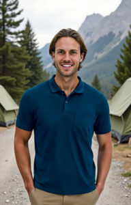 Polo técnico manga corta y bolsillo VALENTO CALIFORNIA