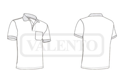 Polo técnico manga corta y bolsillo VALENTO CALIFORNIA - Image 2
