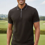 Polo con cuello de cremallera 100% algodón VALENTO GOLF