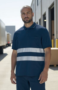 Polo manga corta visibilidad realzada VALENTO KERRY