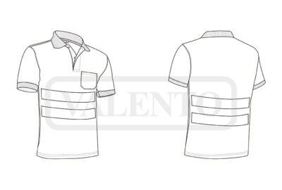 Polo manga corta visibilidad realzada VALENTO KERRY - Image 2