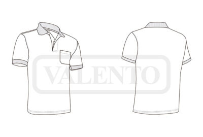 Polo de manga corta y bolsillo VALENTO NEPTUNO - Image 2
