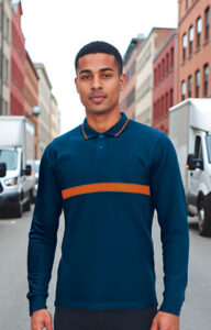 Polo de manga larga Protección Civil y Bomberos VALENTO SERVER