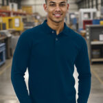 Polo de manga larga con corchetes VALENTO SENA