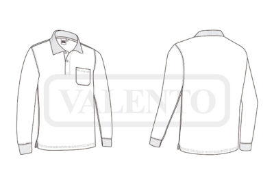 Polo de manga larga y bolsillo VALENTO BREDA - Image 2