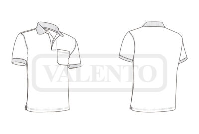 Polo de manga corta y bolsillo VALENTO HAWK - Image 2