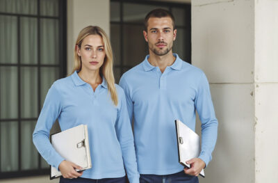 Polo de manga larga 100% algodón VALENTO PREDATOR