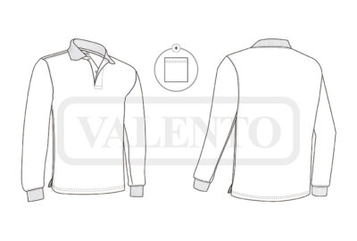 Polo de manga larga 100% algodón VALENTO PREDATOR - Image 2