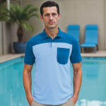 Polo técnico de manga corta y bolsillo VALENTO TYPHOON