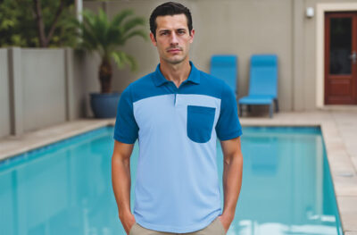 Polo técnico de manga corta y bolsillo VALENTO TYPHOON