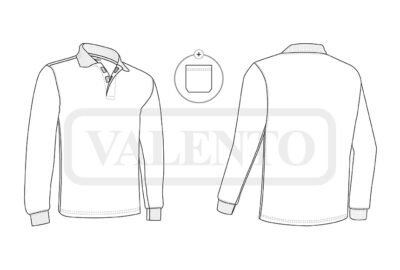 Polo manga larga cierre de velcro VALENTO VALIANT - Image 2