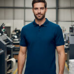 Polo de manga corta con cuello camisero VALENTO WISCONSIN