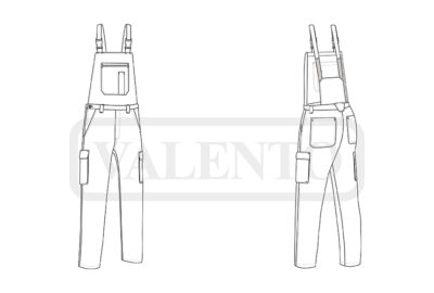 Peto de trabajo VALENTO CARGO - Image 2
