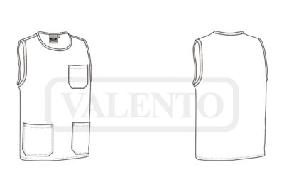 Peto de trabajo con bolsillos VALENTO COSTA - Image 2