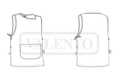 Peto de trabajo con bolsillo canguro VALENTO LINCE - Imagen 2