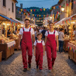 Pantalón con peto y tirantes VALENTO PREGON