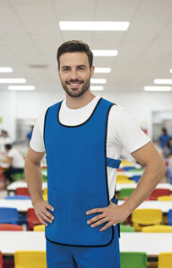 Peto de trabajo con bolsillo canguro partido VALENTO WIPER