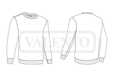 Sudadera promocional cuello redondo VALENTO DUBLIN - Image 2
