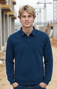 Sudadera cuello polo cintura elástica VALENTO CHESTER