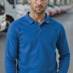 Sudadera con cuello de polo y bajo recto VALENTO APOLO