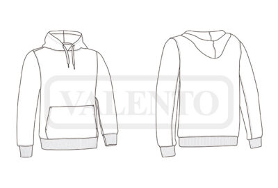 Sudadera con capucha colores combinados VALENTO DENZEL - Image 2