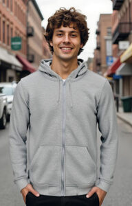 Sudadera con capucha y cremallera entera VALENTO TERRANOVA