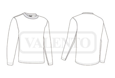 Sudadera 100% poliéster VALENTO VAMUX - Image 2