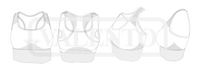 Top deportivo sin costuras VALENTO MARINA - Image 2