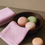 Toalla de rizo tamaño tocador VALENTO BUBBLE