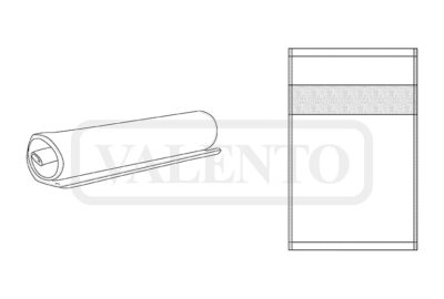 Toalla de rizo tamaño tocador VALENTO BUBBLE - Imagen 2