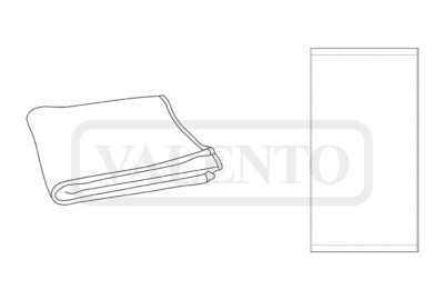 Toalla de rizo tamaño lavabo VALENTO CEIBA - Imagen 2